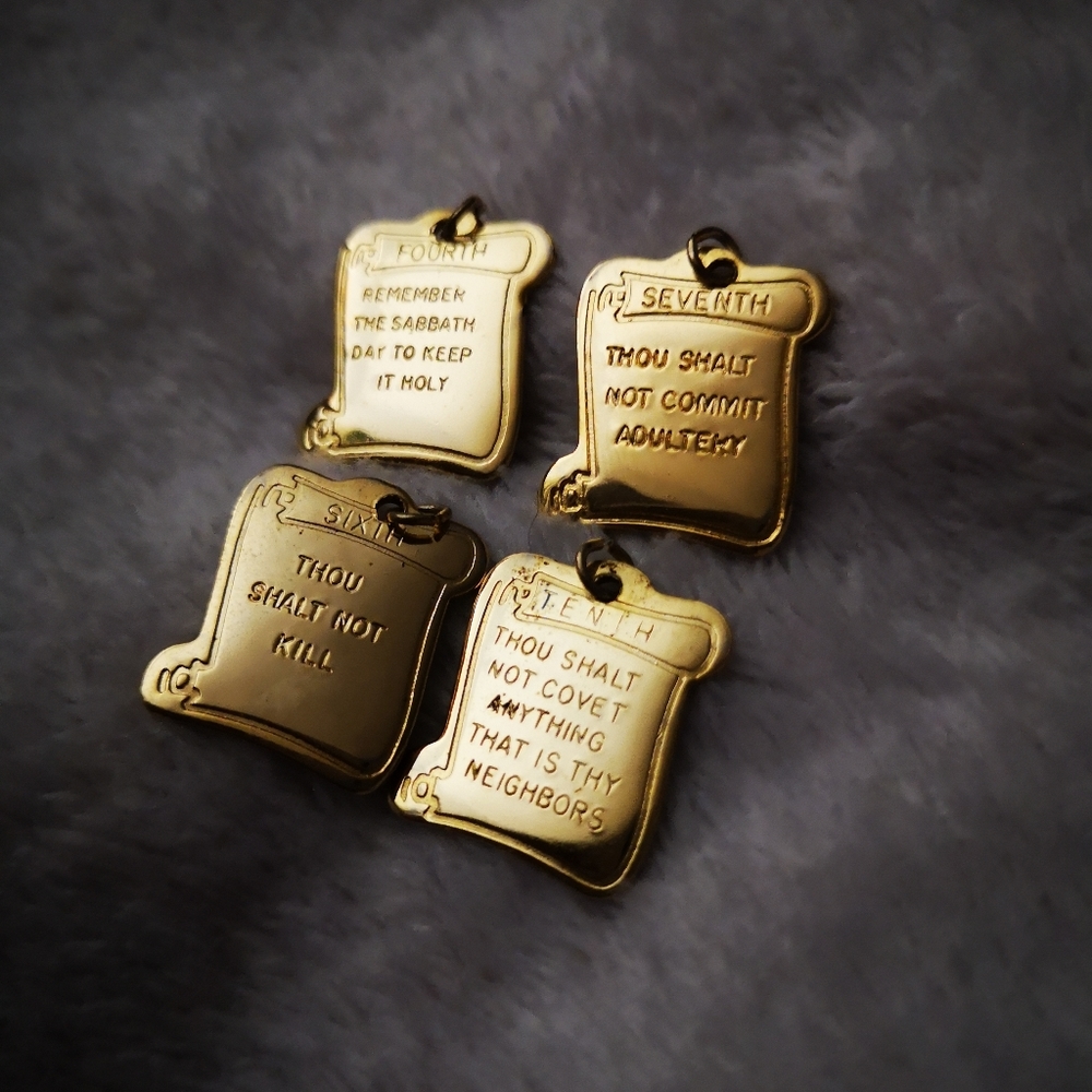 4 bible pendants
